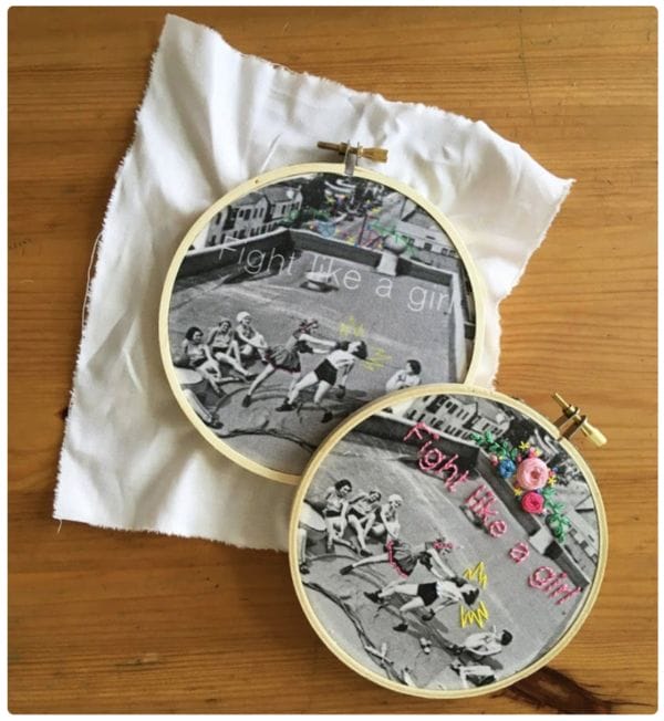 TheComptoir - Kit de broderie Bats toi comme une fille ! – Image 2