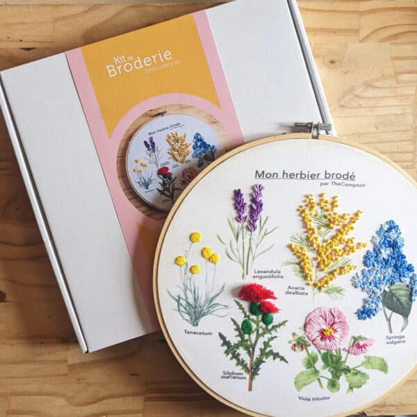 TheComptoir - Kit de broderie Mon Herbier brodé